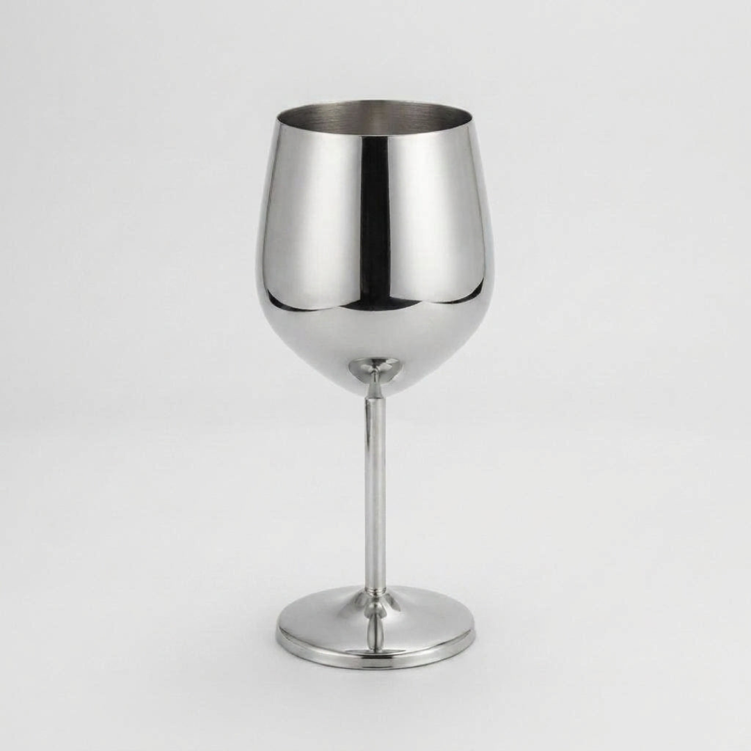 Shatterproof Steel Wine Goblet Keeps Drinks Cool