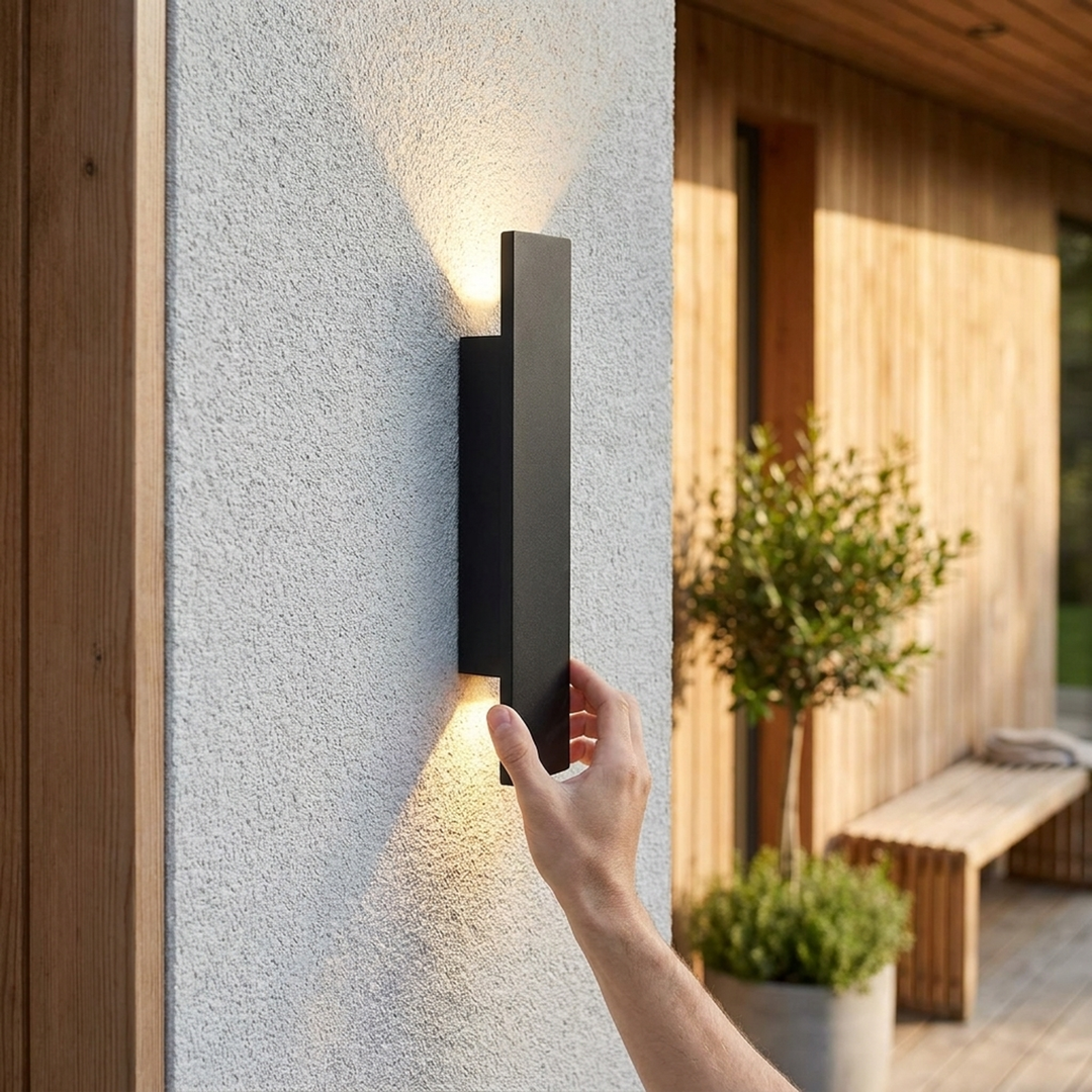 Outdoor LED Wall Light for Weatherproof Visibility