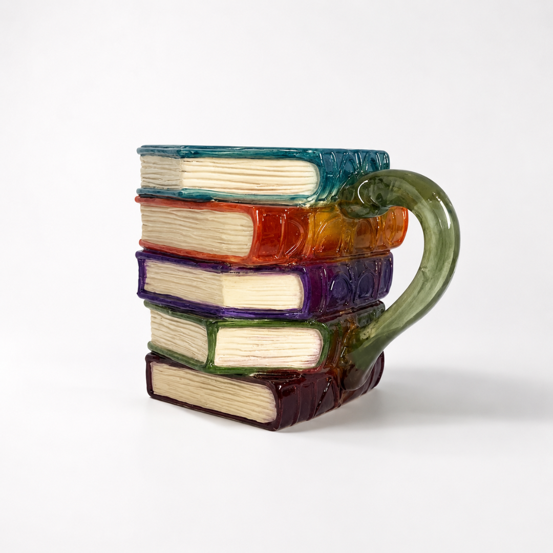 Bookish Double-Wall Mug Keeps Drinks Just Right