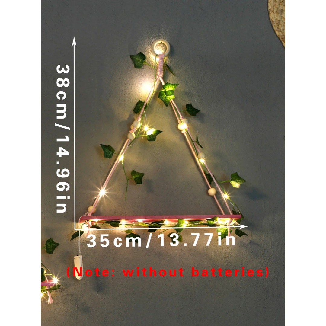 Botanical LED Hanging Shelf for Warm Displays