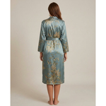 Floral Satin Robe for Effortless At-Home Comfort