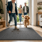 Geometric Entry Mat for Dry, Tidy Floors
