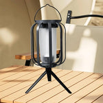 Dual-Flame Solar Lantern For Effortless Outdoor Glow