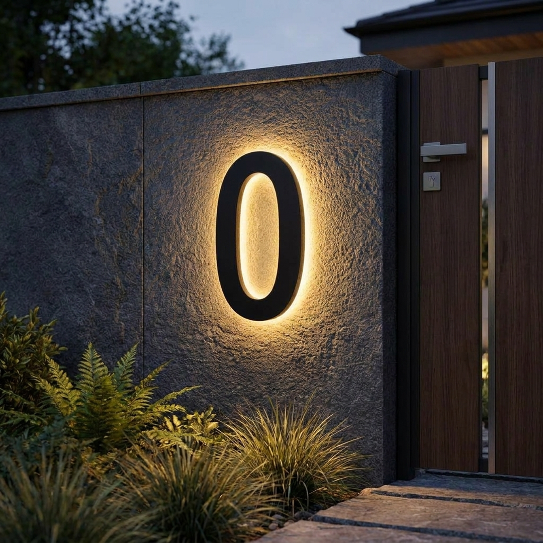 Personalized LED Address Numbers for Easy Visibility