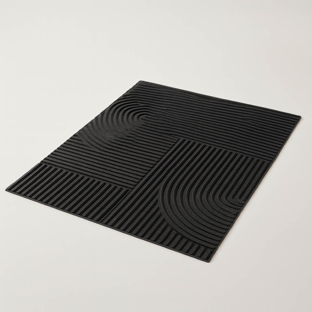 Flow Pattern Mat – Absorbs Moisture With Style