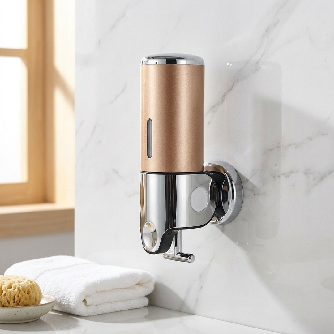 Wall-Mounted Soap Dispenser for Clutter-Free Sinks