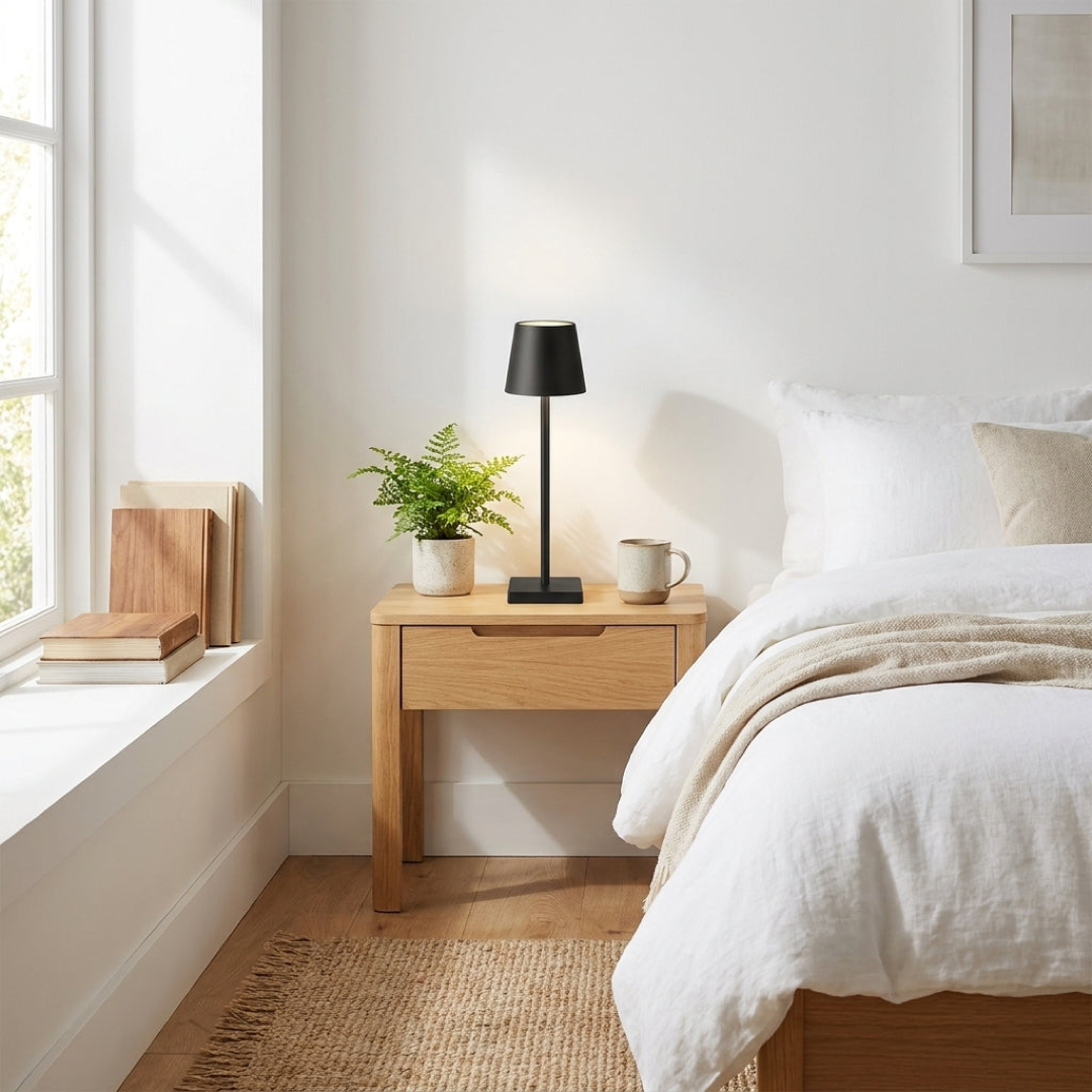 Cordless LED Table Lamp With Adjustable Glow