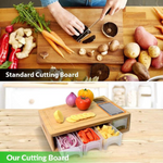 Bamboo Cutting Board For Cleaner Prep