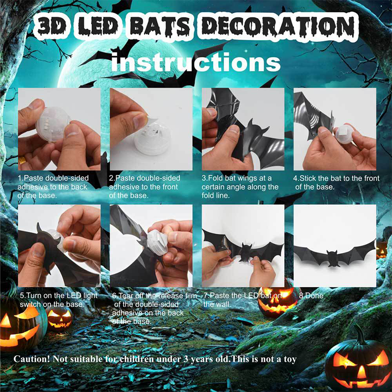 Halloween Bat Lights For Festive Walls