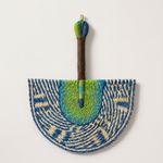 Handwoven Seagrass Fan for Warm Wall Texture