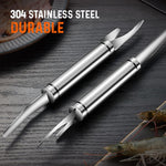 Stainless Shrimp Deveining Knife Set for Easy Prep