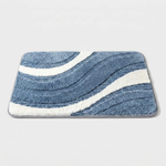 Plush Weave Bath Rug for Dry, Secure Steps