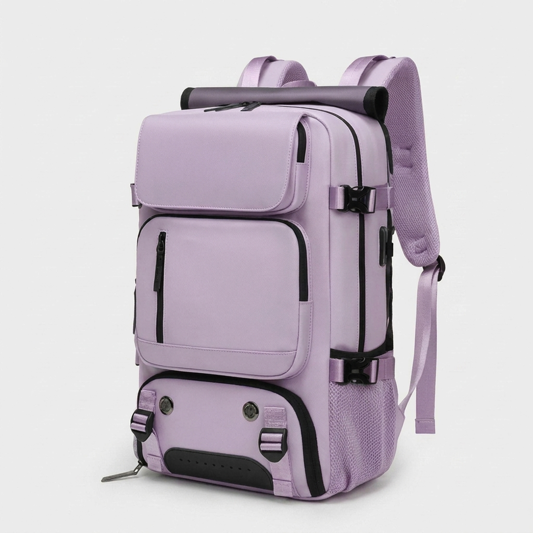 Waterproof Travel Backpack – Organized USB Access