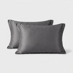 Silk-Satin Pillowcase Pair for Smoother Mornings
