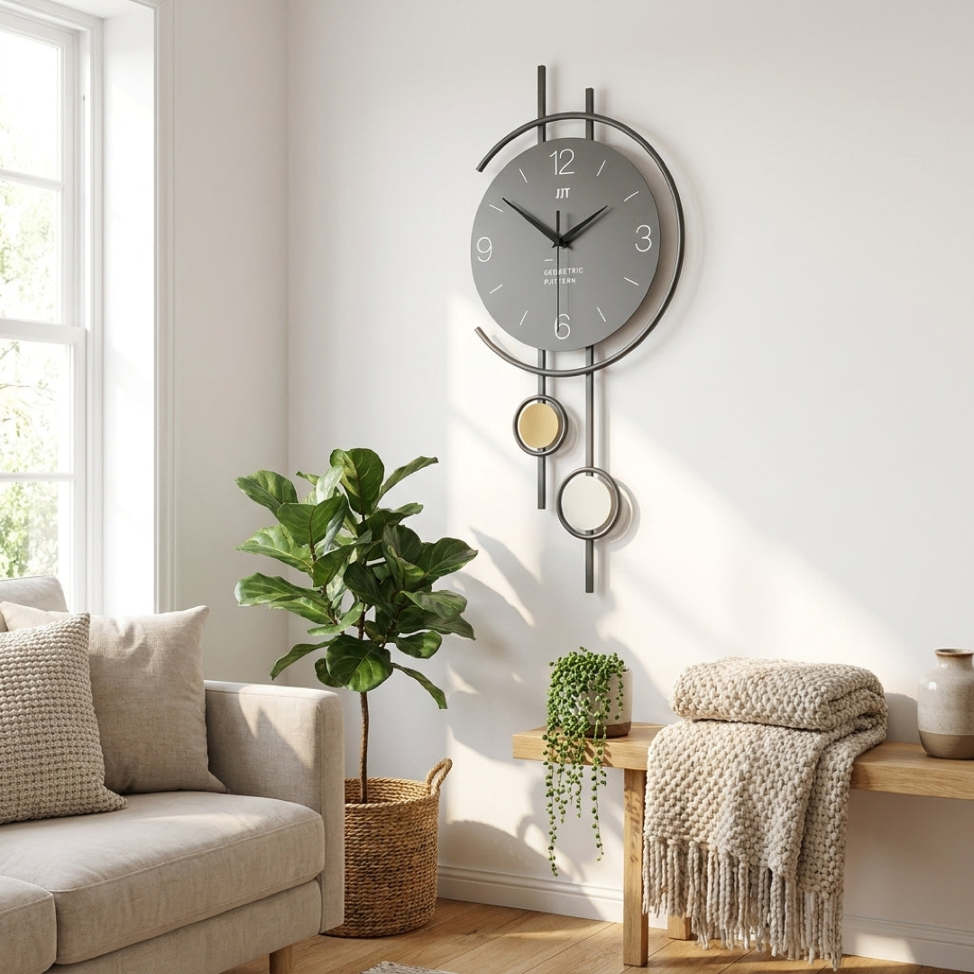 Nordic Wall Clock for Peaceful Timekeeping
