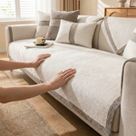 Stay-Put Sofa Cover for a Neater Living Room