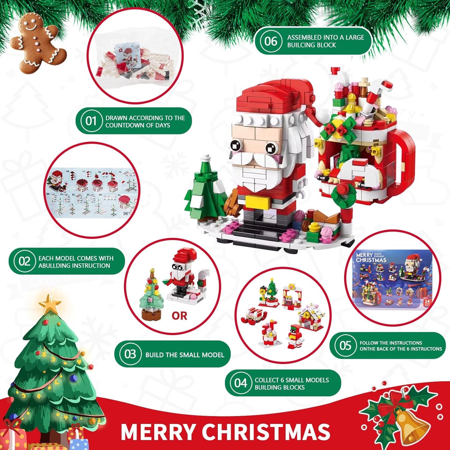 Advent Building Block Table For Festive Family Fun