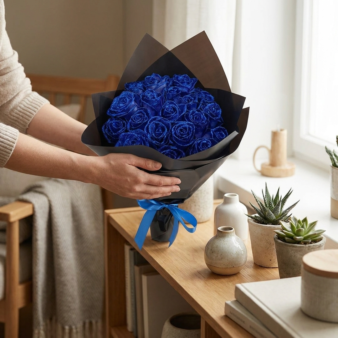 Glitter Rose for Effortless Romantic Decor