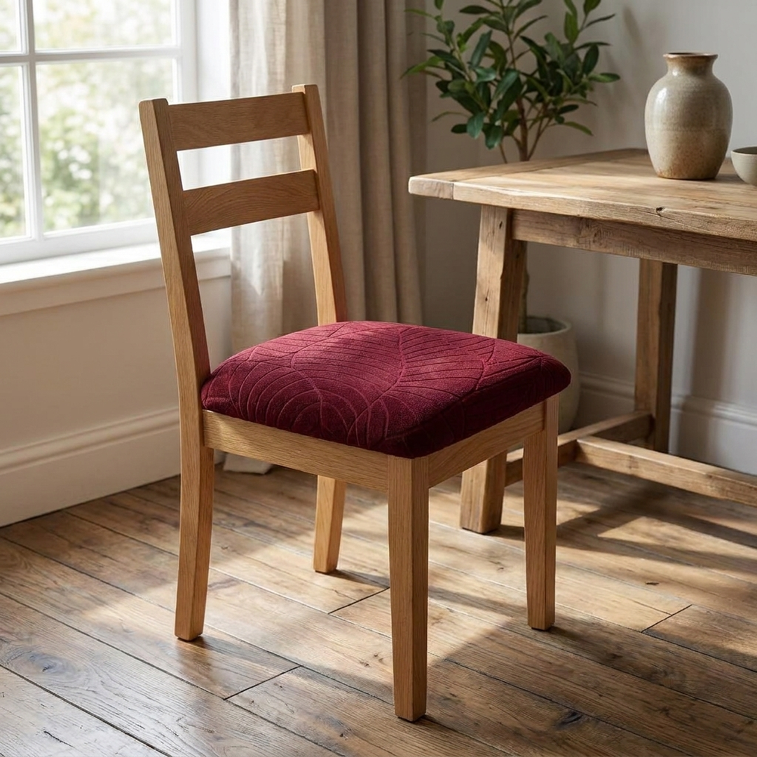 Jacquard Dining Chair Covers for Everyday Protection
