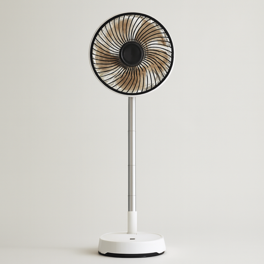 Ventilatore ricaricabile – raffreddamento compatto o a tutta altezza
