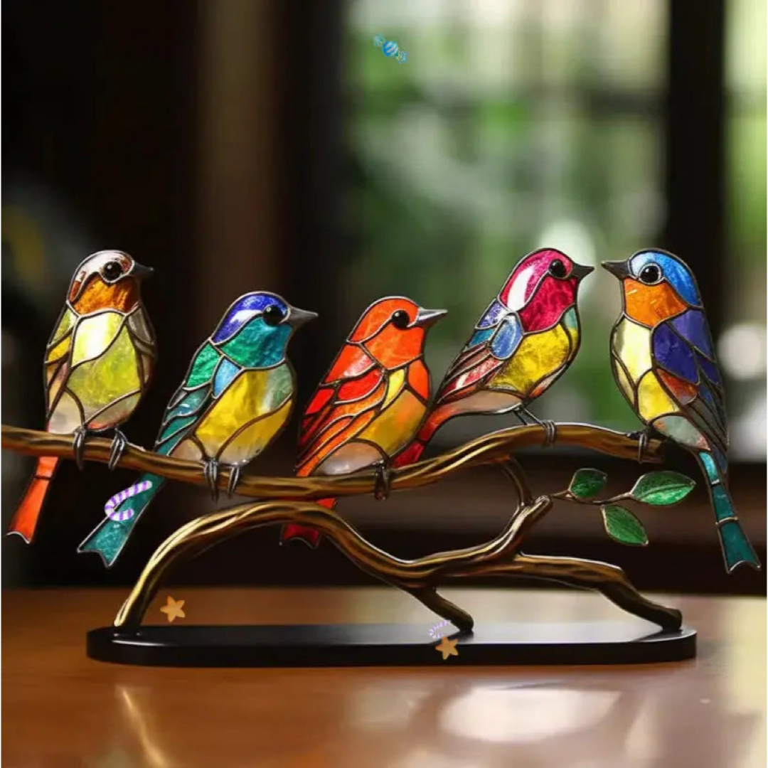 Sunlit Bird Suncatcher Brightens Any Room
