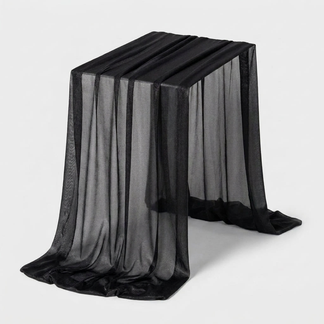 Sheer Table Runner for Effortless Event Styling
