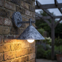 Industrial Outdoor Wall Light for a Welcoming Glow
