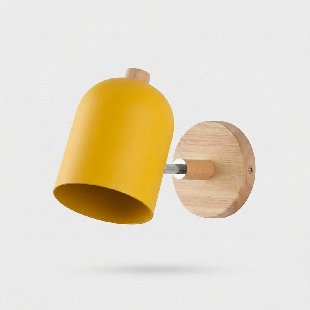 Wooden Wall Spotlight for Focused Lighting