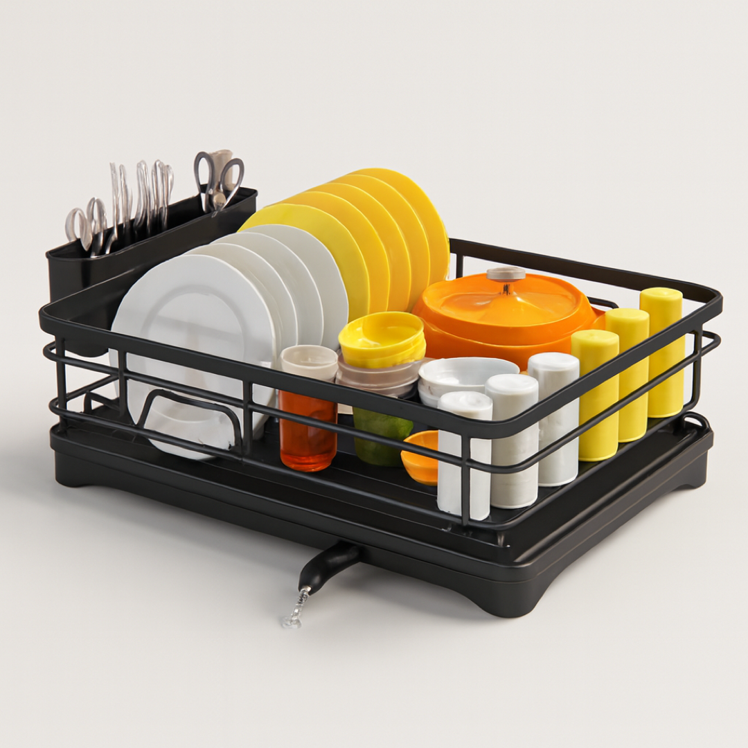 Spacious Dish Drying Rack for Drier Counters