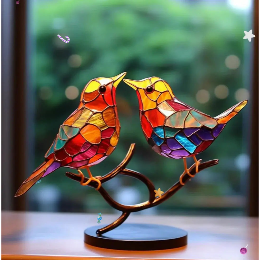Sunlit Bird Suncatcher Brightens Any Room