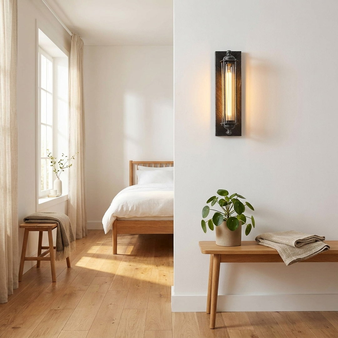 Vintage LED Wall Sconce for Cozy Lighting