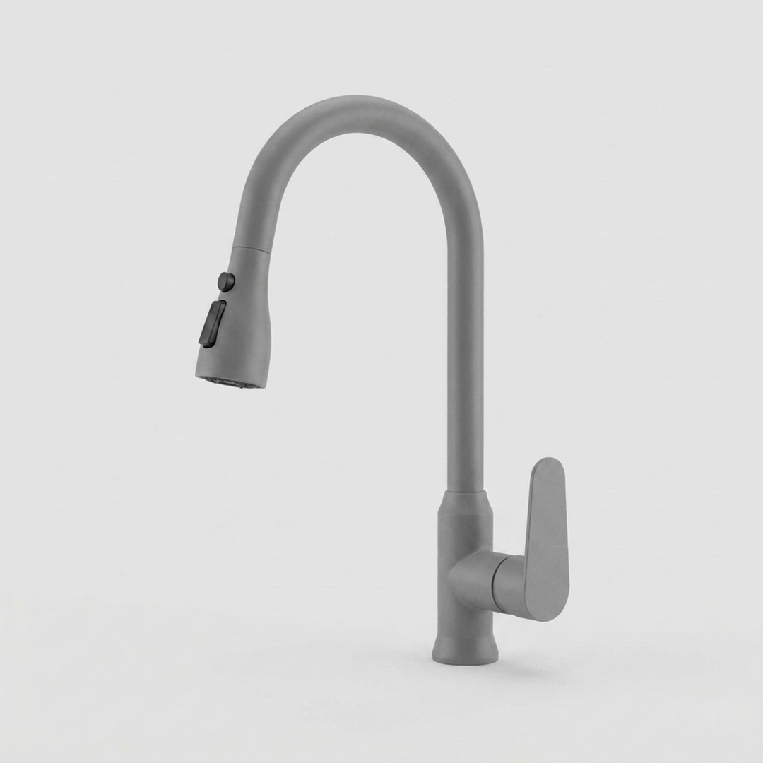 Statement Kitchen Faucet – Flexible Pull-Out Reach