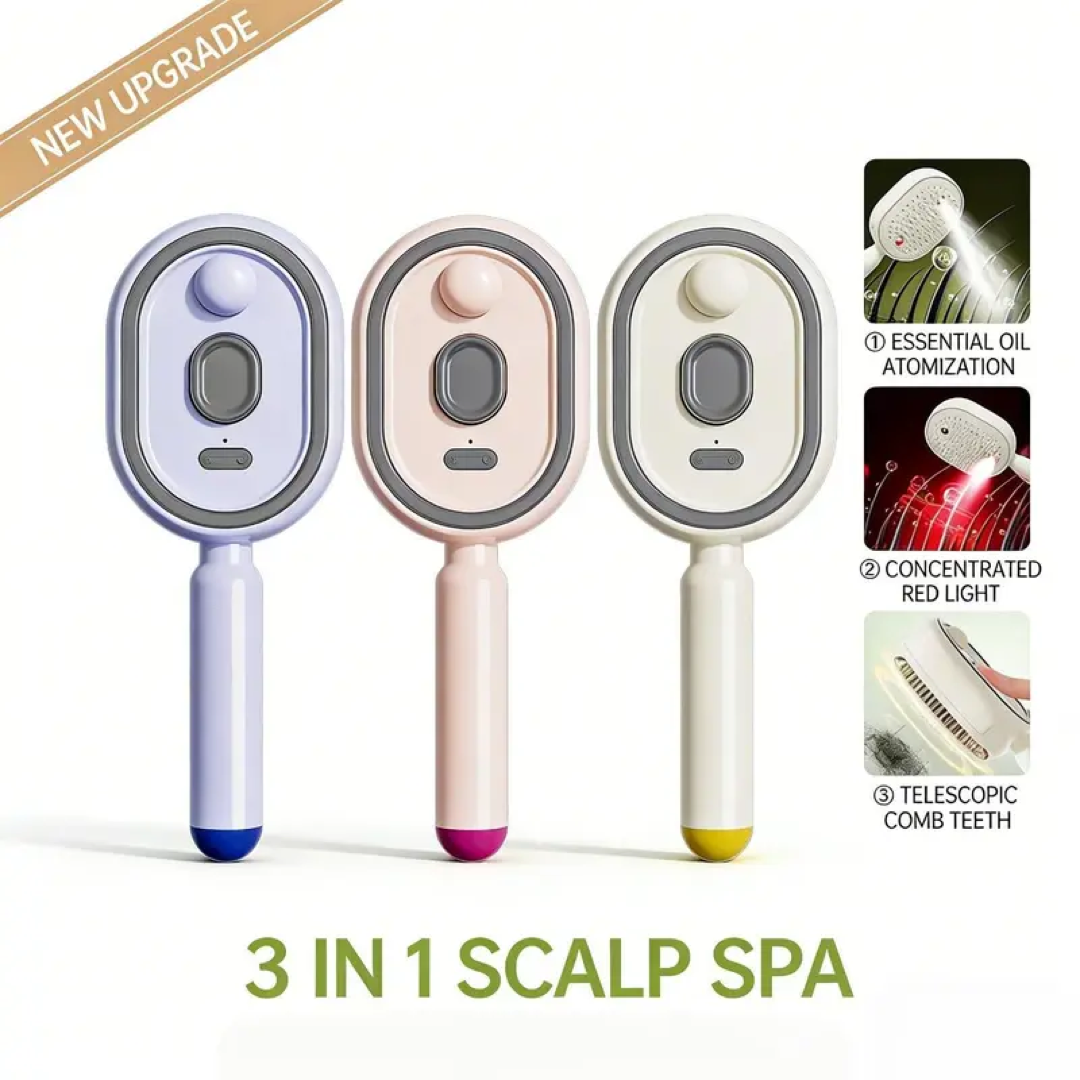 Mist Massage Comb for Gentle Scalp Care