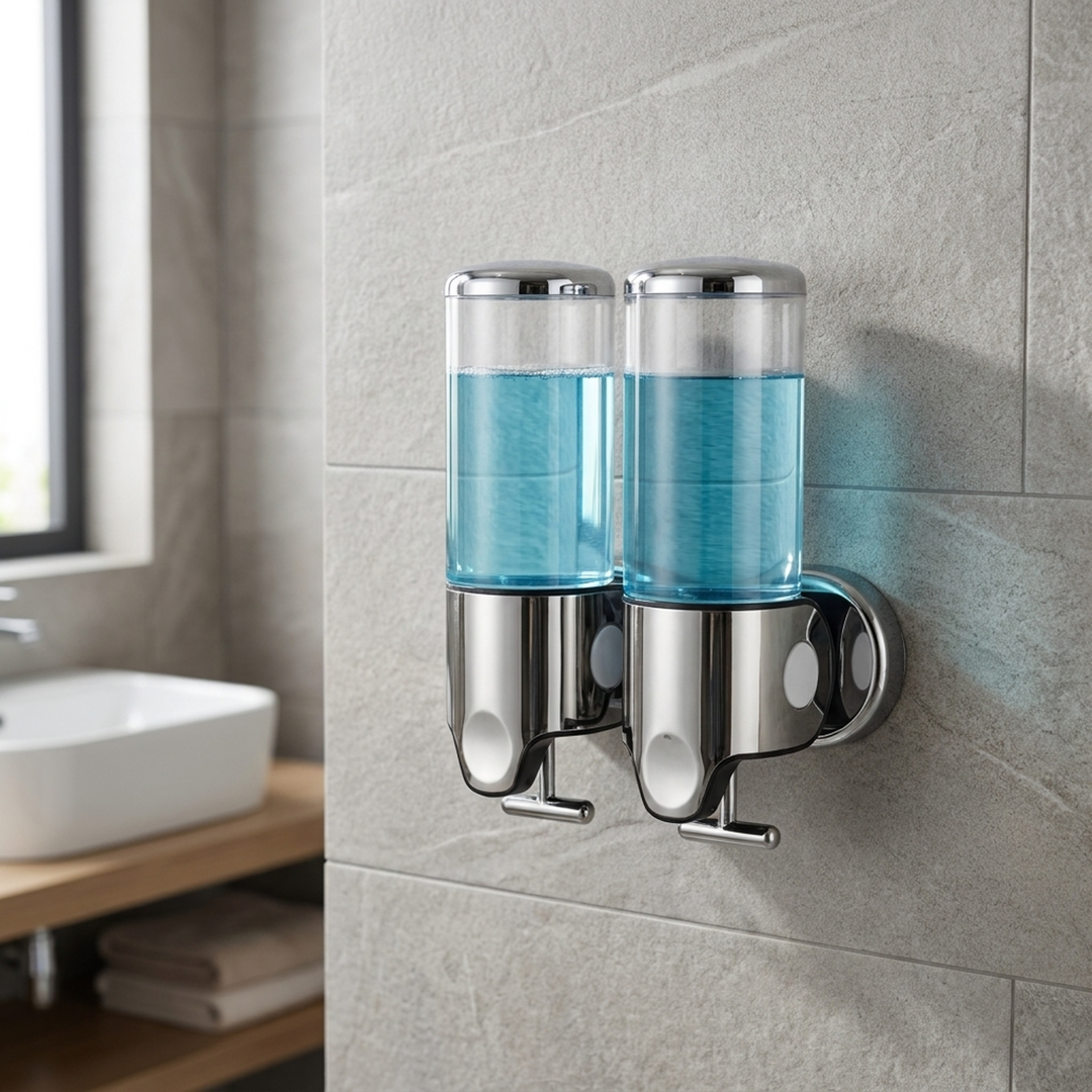 Wall-Mounted Soap Dispenser for Clutter-Free Sinks