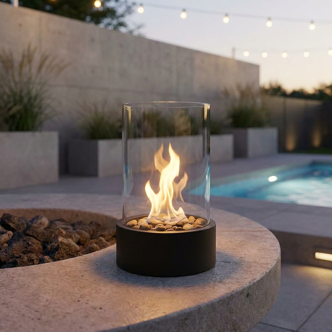 Bioethanol Tabletop Fireplace for Cozy Ambience
