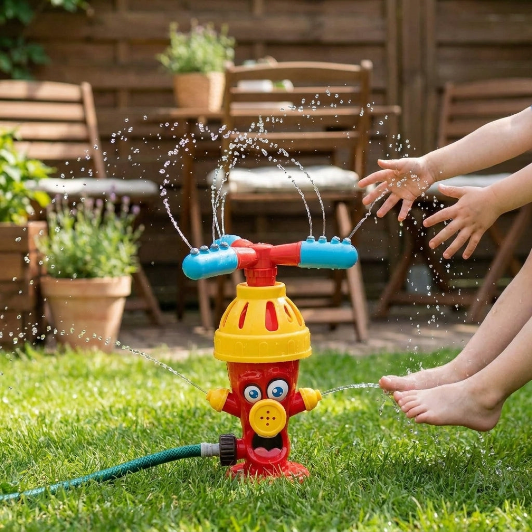 Backyard Splash Sprinkler for Cool Summer Play