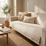 Stay-Put Sofa Cover for a Neater Living Room