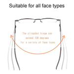 Pocket Reading Glasses With Slim Travel Case