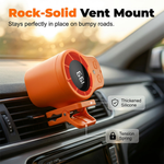 LED Personal Fan for Hands-Free Travel Cooling