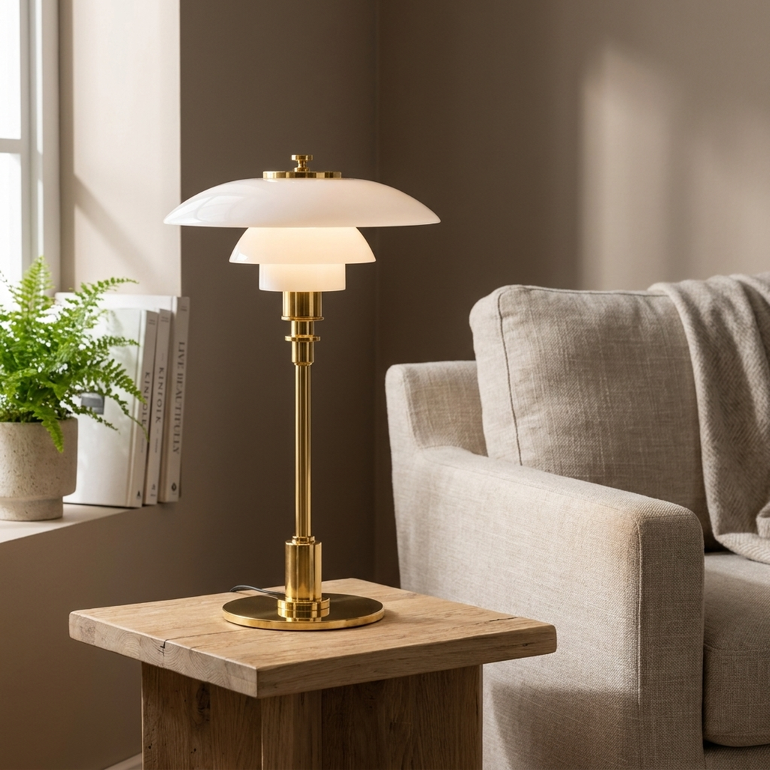 Sculptural Table Lamp For Artful Illumination