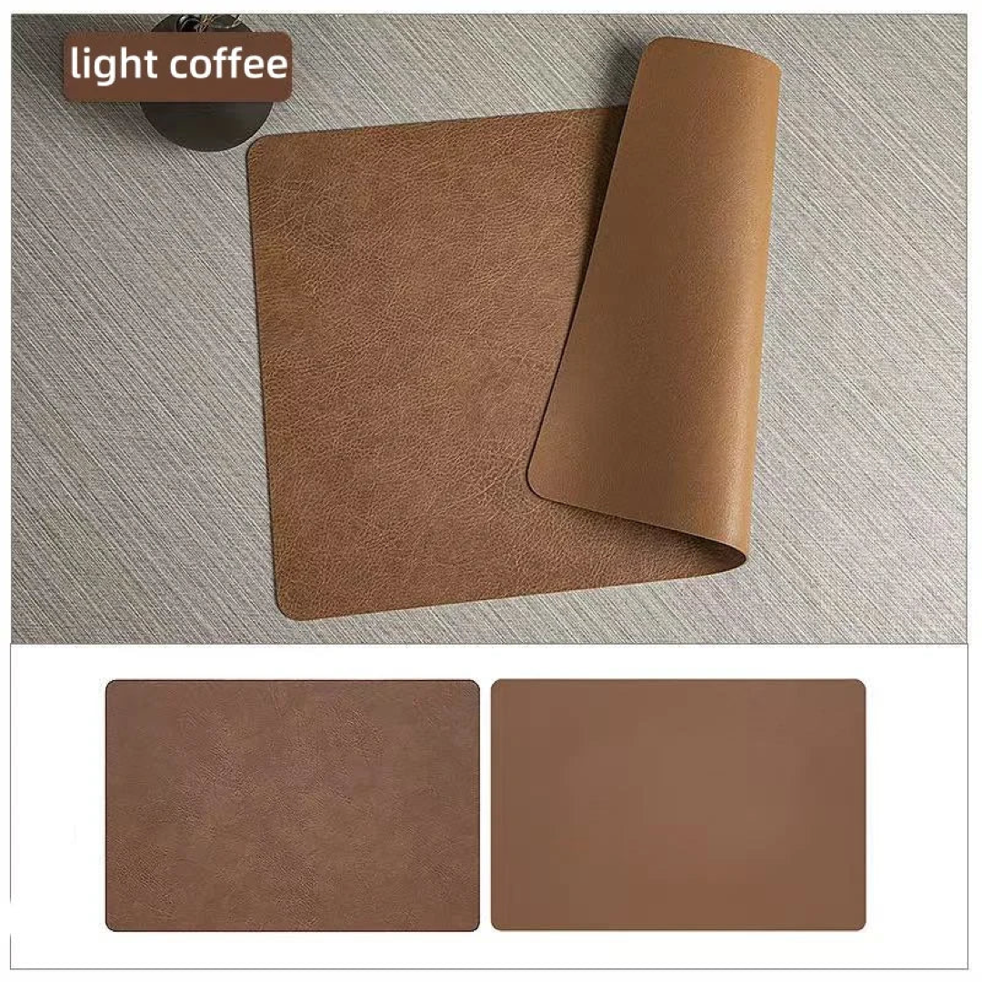 Faux Leather Placemats for Heat and Spill Protection