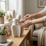 Enduring Bond Ceramic Sculptures – Artful Warmth