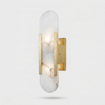Sculpted Marble Sconce for Soft Ambient Light