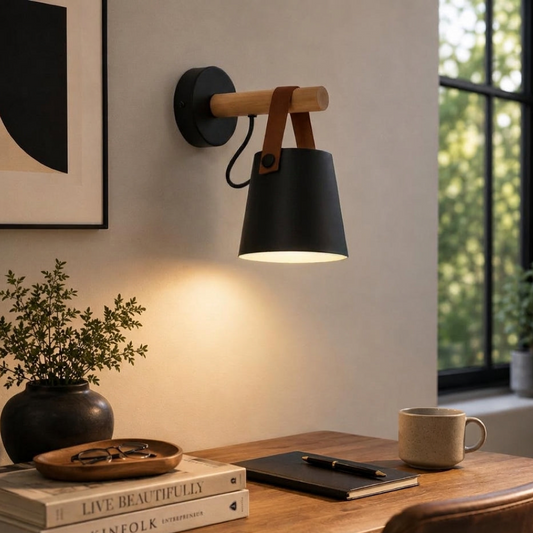 Lampă de perete scandinavă pentru o atmosferă confortabilă