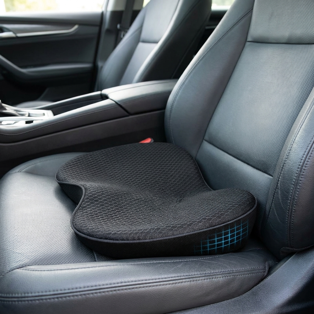 Driver Booster Cushion for a Clearer Road View