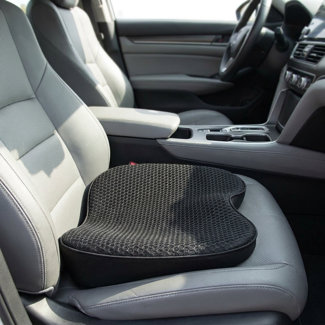 Memory Foam Driver Cushion for Better Visibility