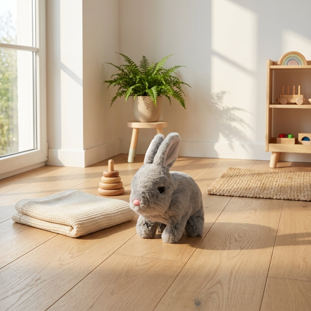 Hopping Plush Bunny for Engaging Play