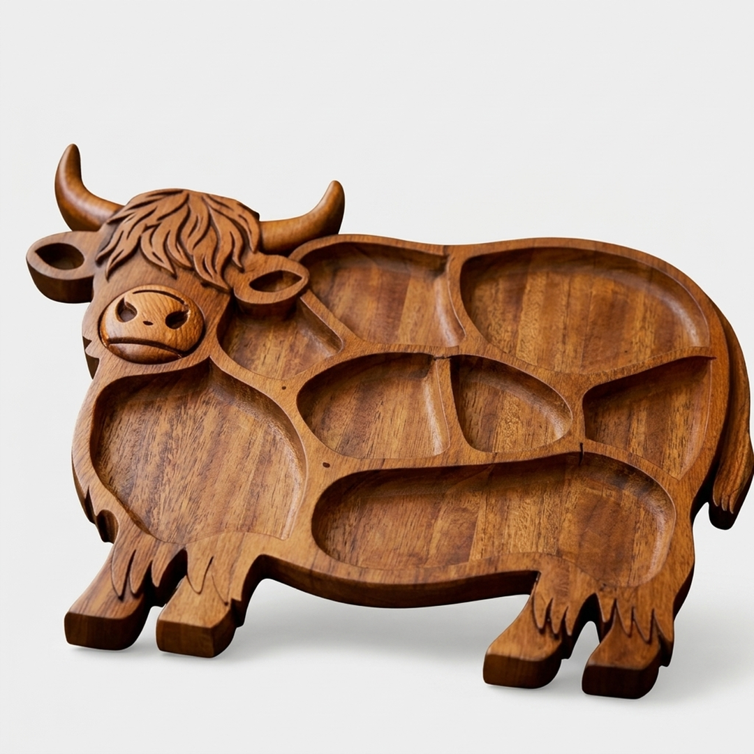 Farmhouse Cow Serving Board for Effortless Hosting