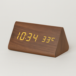 Wooden LED Clock for Hands-Free Timekeeping