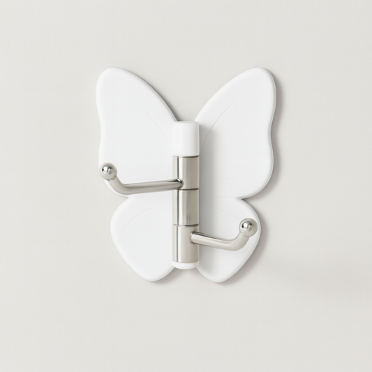 Butterfly Wall Hook for Flexible Corner Storage